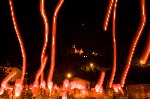 ... Insolite immagini del castello dalla nuova piazza di Castellar